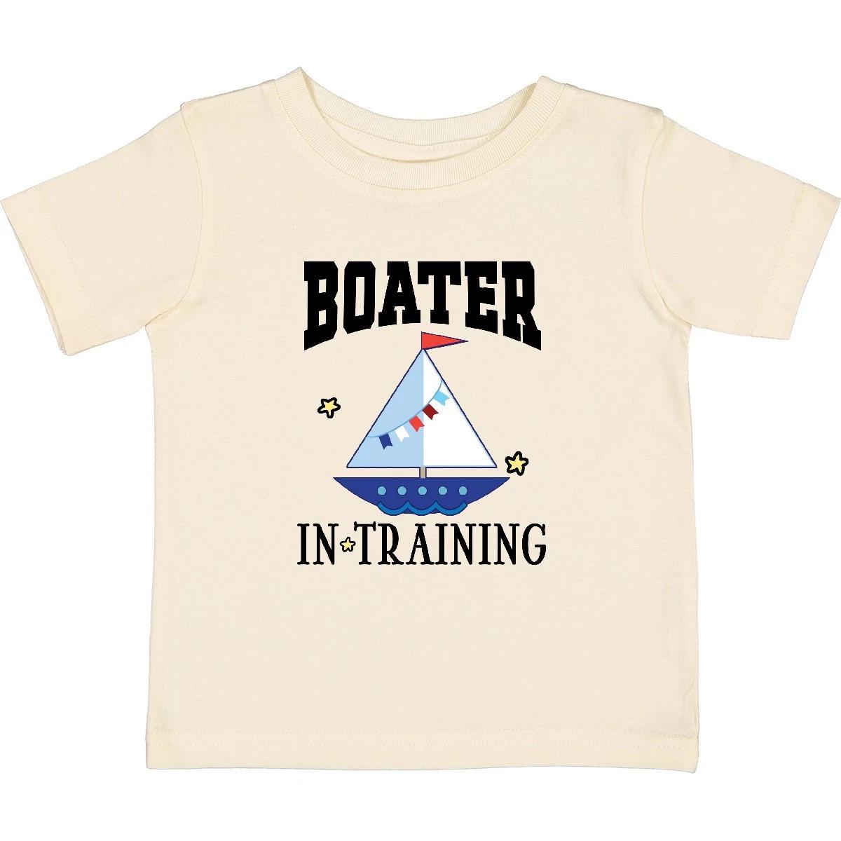 Inktastic Boating Future Boater Baby T-Shirt Sailboat Childs Boys Outfit Cute 140