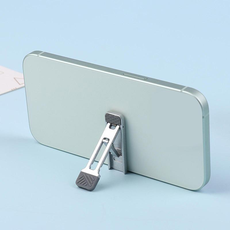 Mini Zinc Alloy Laptop Stand Adjustable Height Foldable Laptop Riser Legs Anti Slip Holder