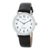 10 ATM Water Basic Round Dial with Arabic Suitable for Job and Silver Black J-AXIS Women's Watch, Resistant, Design, Simple, Easy-to-Read Numerals,