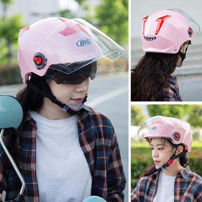 Summer Helmet Electric Car Adult Dual Lens Summer Helmet Motorcycle Helmet Safety Helmet