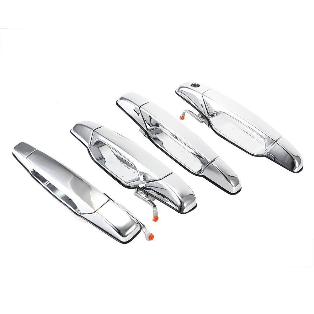 4pcs Chrome Exterior Door Handle 22738721 22738722 22738725 Fit for CHEVROLET SILVERADO