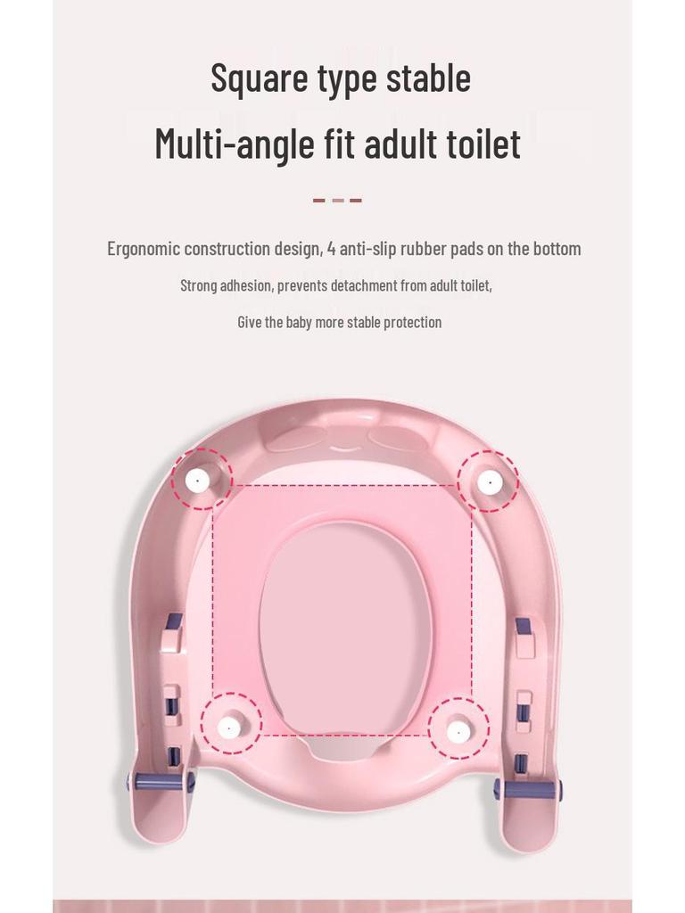 Trapezoidal Potty Seat & Step Stool for Kids
