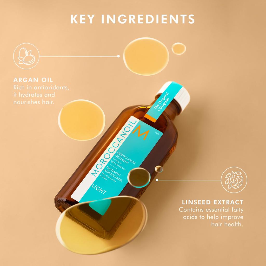 [MOROCCANOIL Official Store] Moroccanoil Treatment Light 100ml (Argan Oil Hair Oil) Leave-in Treatment Styling / Men's / Women's