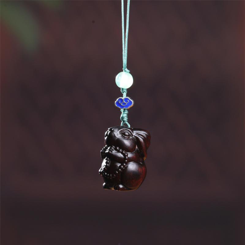 Creative Rabbit Zodiac Phone Pendant Charm Keychain Accessory Gift