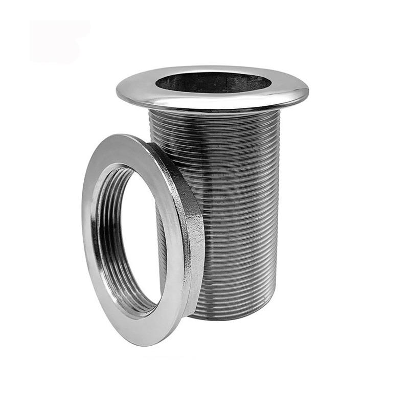 316 Stainless Steel Boat Thru Hull Fitting Connector Water Outlet Drain Hose Joint Plumbing Fittings for Yachts Marine Hardware 3