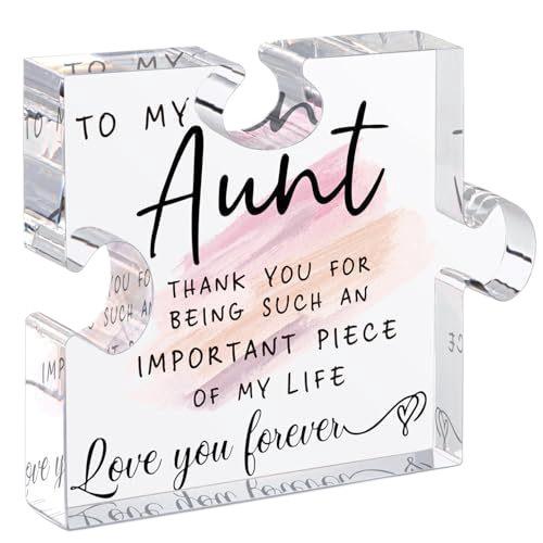 1pc Acrylic Puzzle Mother's Day Gift Transparent Decoration Home Office Desktop Decoration