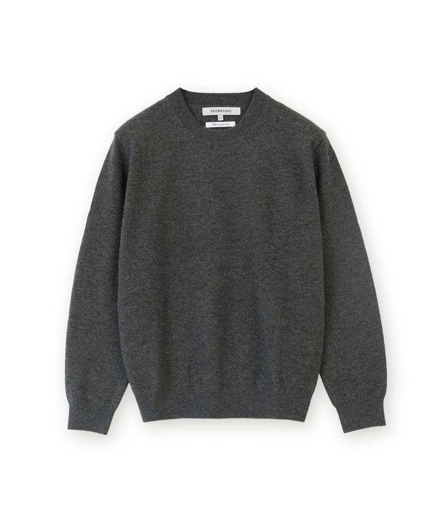 Beulaunyadeu W Extra Super Fine Crewneck Knit, Charcoal