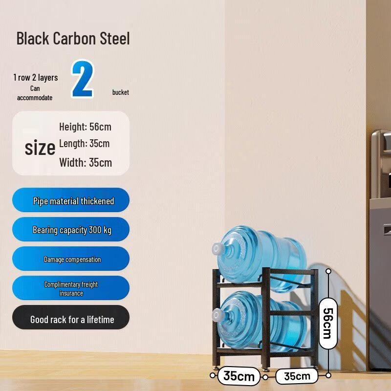 

Floor-Standing Inverted Water Bottle Dispenser Rack