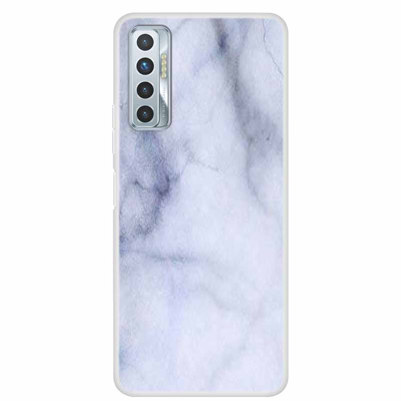 For Tecno Camon 17P Case Luxury Silicone TPU Soft Cover Phone Case For Tecno Camon 17 CG7 CG6 Coque Shockproof Marble Funda Capa