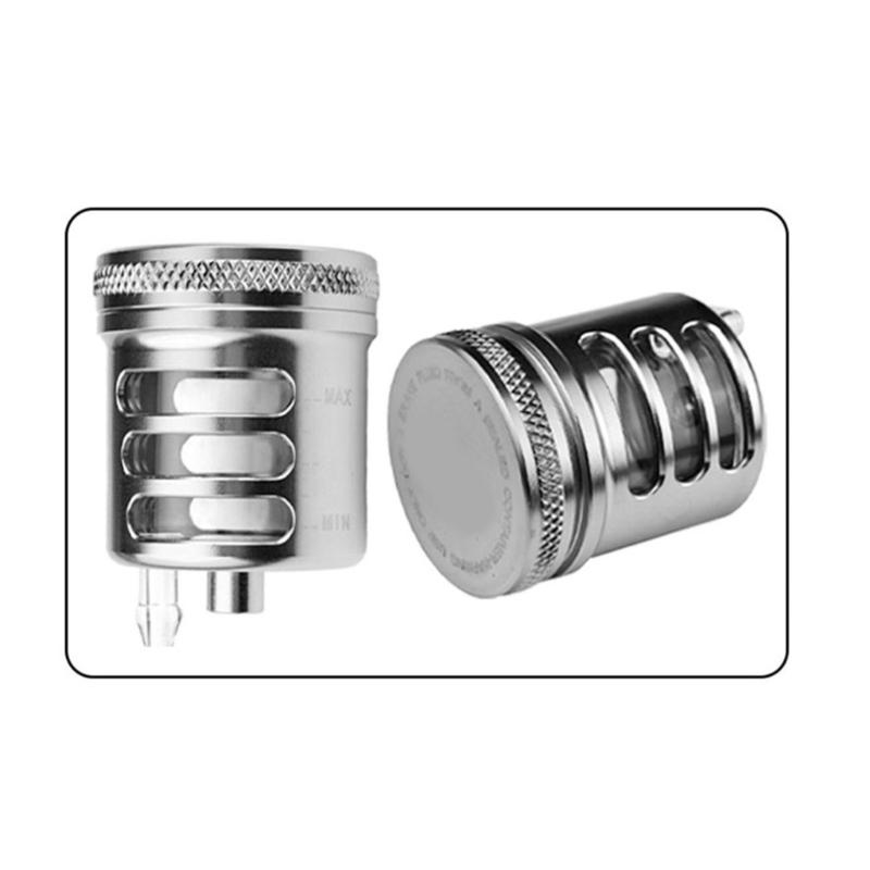 Motorcycle Aluminum Brake Fluid Reservoir Oil Cup Universal Replacement Part Rustproof Cylinder Oil Cup