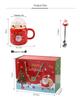 Grenzüberschreitendes Weihnachts-Keramikbecher-Geschenkset - Hochwertiges Souvenir für Heiligabend