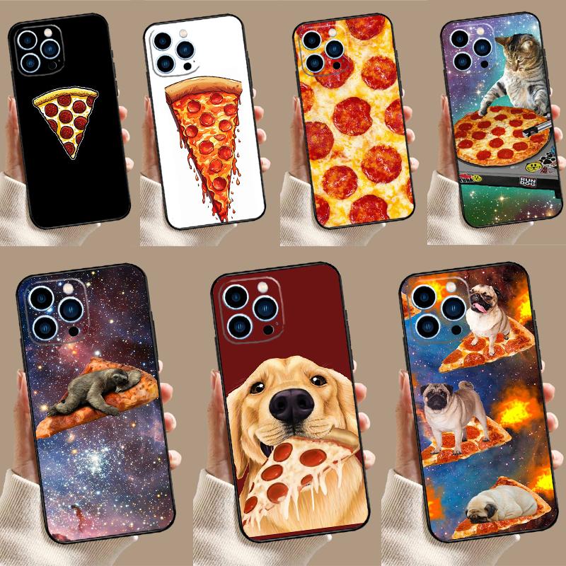 Pizza Food Bacon Cheese Case For Xiaomi 15 14 13 Ultra 13T 14T 15T 17 Pro Max POCO X3 X5 X6 X7 F5 F6 F7 F8 Pro Cover