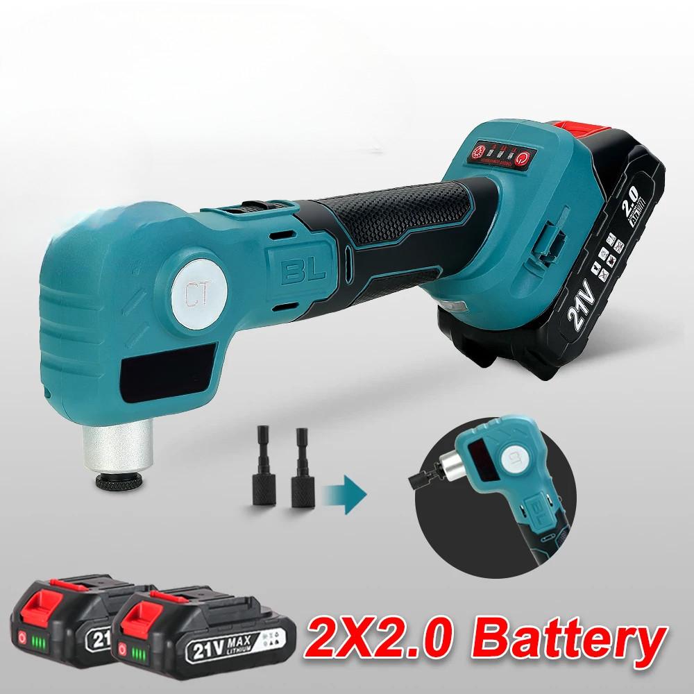 21V Household Cordless Portable Screwdriver Multifunctional Power Tool Brushless Automatic Electric Hammer