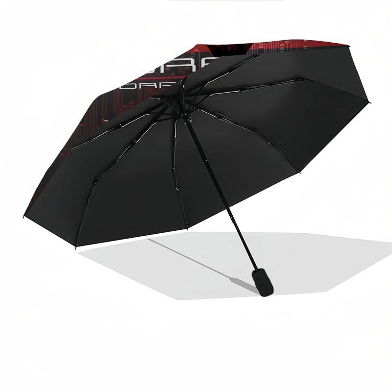 1pc Umbrella Corporation Portable Fold- Design, 8 Ribs, Reliable Performance, with Automatic Open/close10211