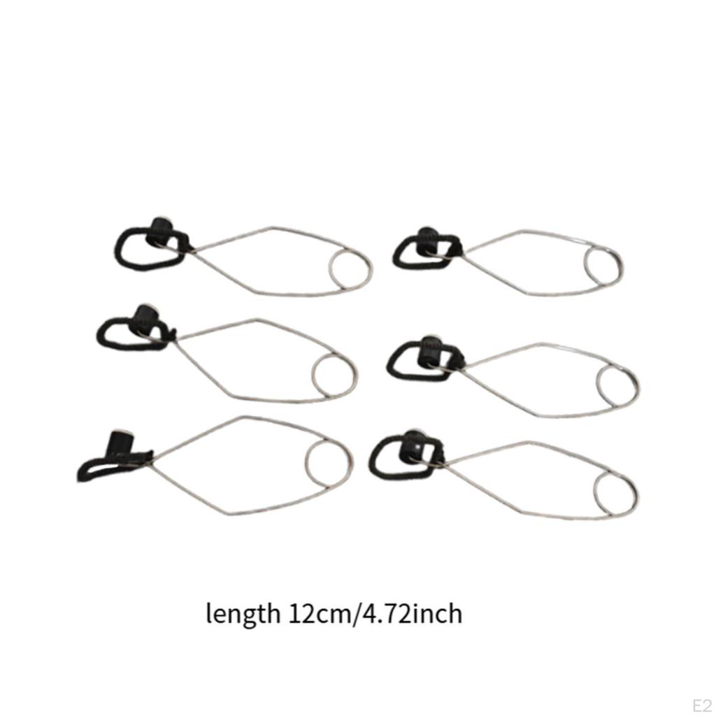 6Pcs Flute Pad Clips Indentation Clip Saving Effort Easy To Use Musical Instrument Accessories