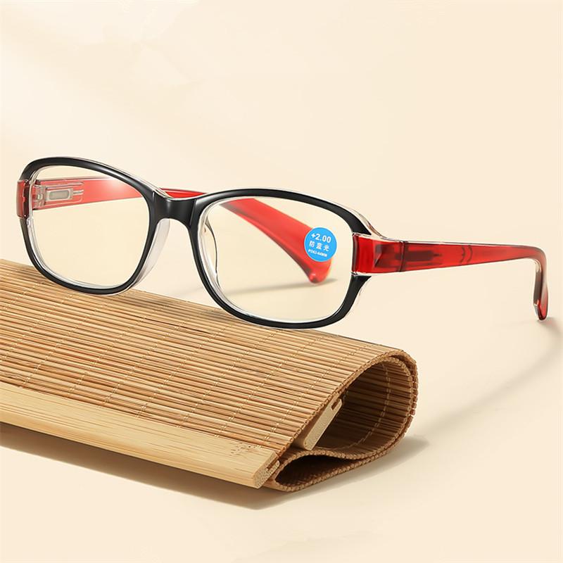 Fashion Plastic Square Women Reading Glasses Presbyopia Hyperopia Anti-Blue Light Men Reading Eyeglasses For Female Eyewear