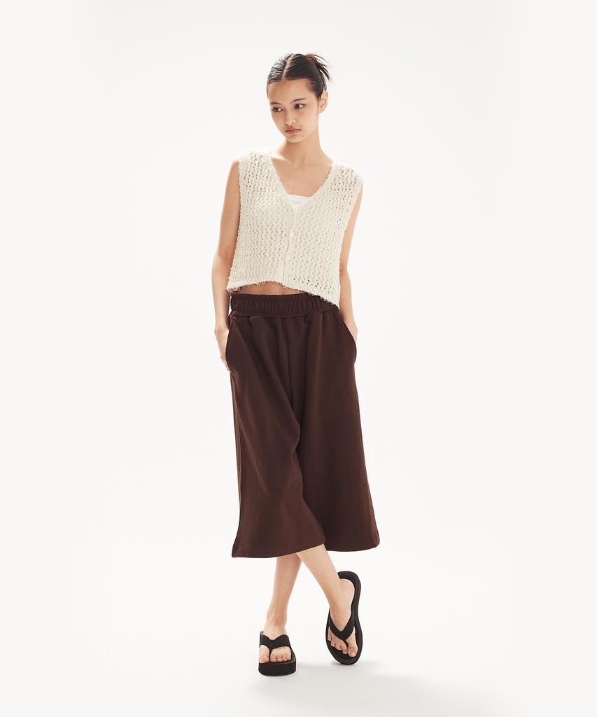 LEINJI Jersey Bermuda Pants (Brown)