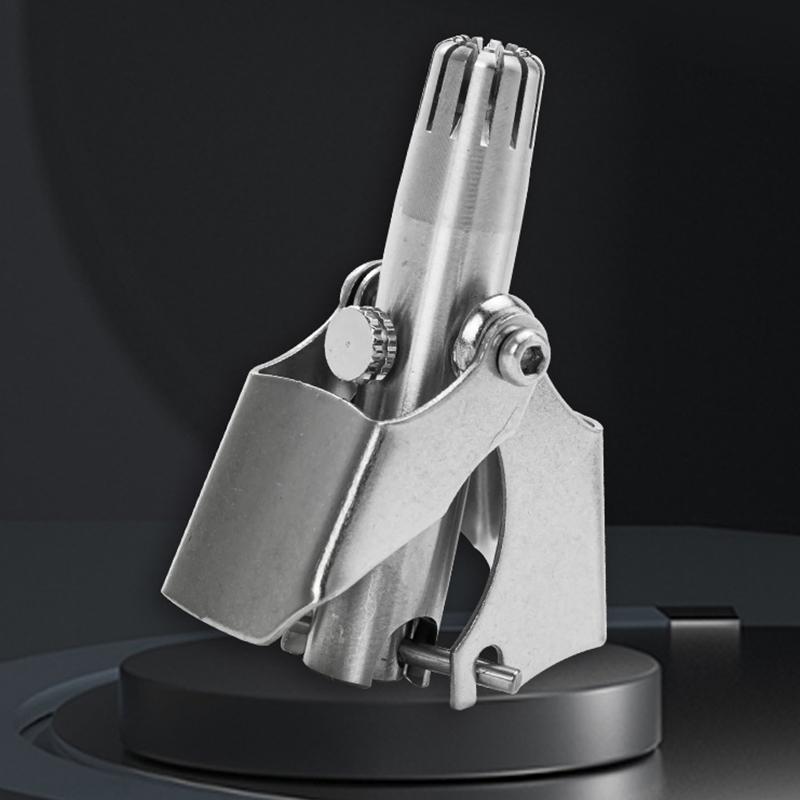 Жууға болатын портативті құлақ шаш триммері Тот баспай Тазалау Ауырсынбайтын мұрынды шашты кетіру Ерлерге арналған портативті ұстара төмен шу.