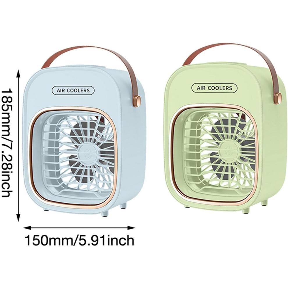 Portable Rechargeable Handheld Fan with Water Spray, Foldable Mini USB Fan 4000mAh for Travel Outdoor