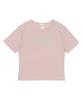 SEOUL APPAREL Archiving Lettering Logo Crop Short Sleeve T-Shirt (Pink)