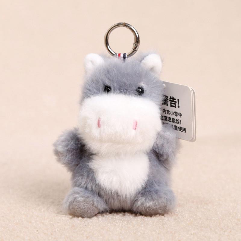 Polar Bear Soft Toy Pendant With Short Plush Material For Bag Decor