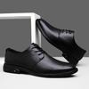 British Style Men Formal Dress Footwear Genuine Leather Oxford Shoes Fashion Pointed Men Business Shoes Formal Office Walk Shoes