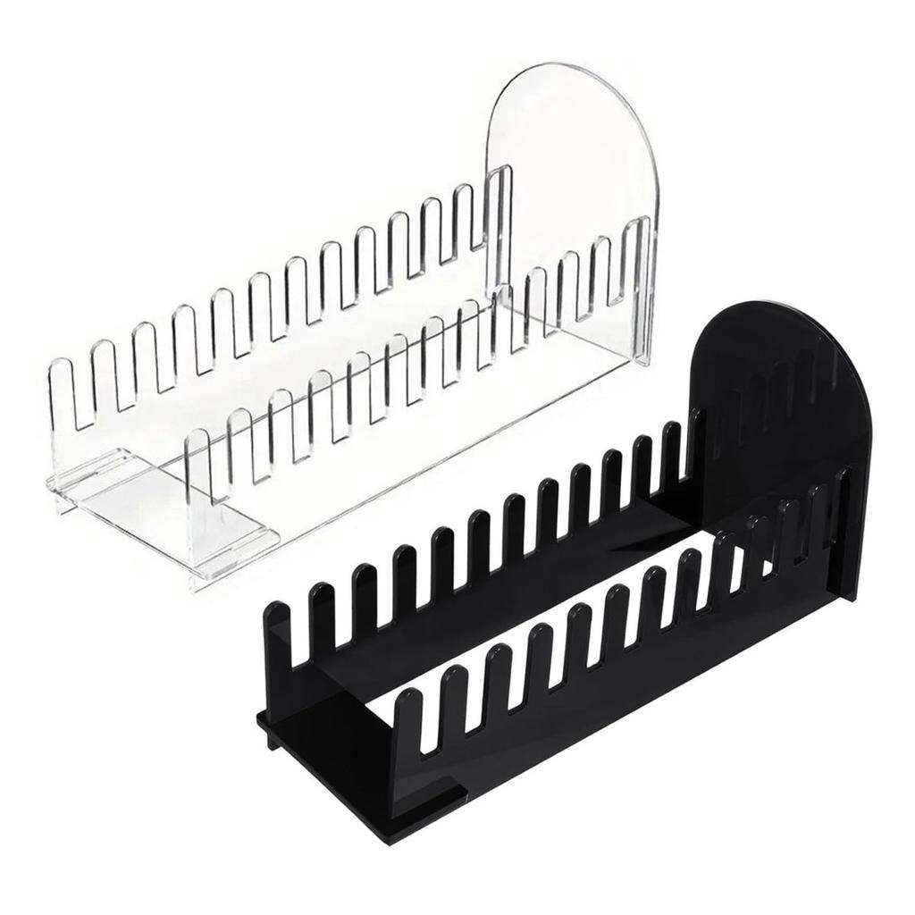 1/2/3 Stück 12-stufiger Präsentationsständer für Grußkarten, Acryl, Postkartenstand, Kunst-Präsentationsständer, Lesezeichen-Aufbewahrungshalter für Verkaufstheke, Schreibtisch, Tischplatte