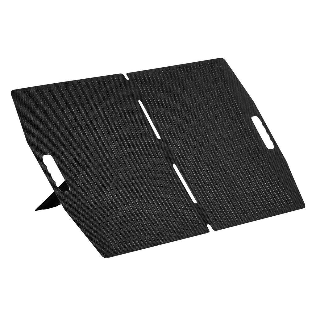 Przenośna stacja zasilania z panelem słonecznym 100W, Generator słoneczny stacja zasilania 600W, Zasilanie awaryjne 493Wh z baterią LiFePO4 z 7 portami wyjściowymi do domu,