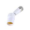 E27 Light Socket Adapter: 12.5cm ABS Body 360 Degree Rotatable Light Extension   Overheat Protection for Photography Studios  Workshops  Garages