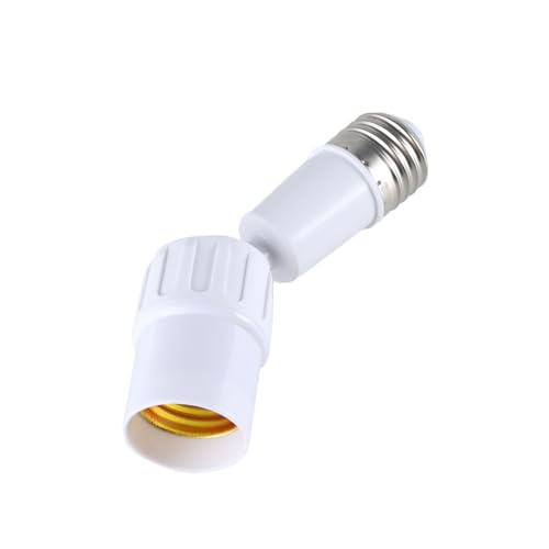 E27 Light Socket Adapter: 12.5cm ABS Body 360 Degree Rotatable Light Extension Overheat Protection for Photography Studios Workshops Garages