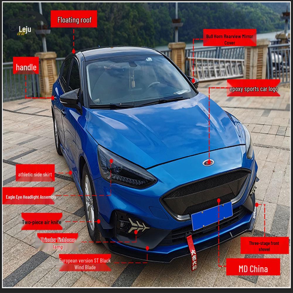 Front Grille and Insect Screen Mod Parts for 2019-2020 Ford Focus RS