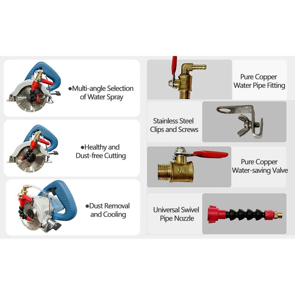 1 Stück System Kühlmittel Vernebelungs-Wasserdüse Kühl-Sprühdüse Für Marmor Ziegel Fliesen Schneiden