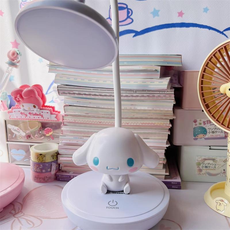 Cinnamoroll & My Melody LED Night Lamp for Study or Bedside - Cute & Eye-Friendly Girls' Light