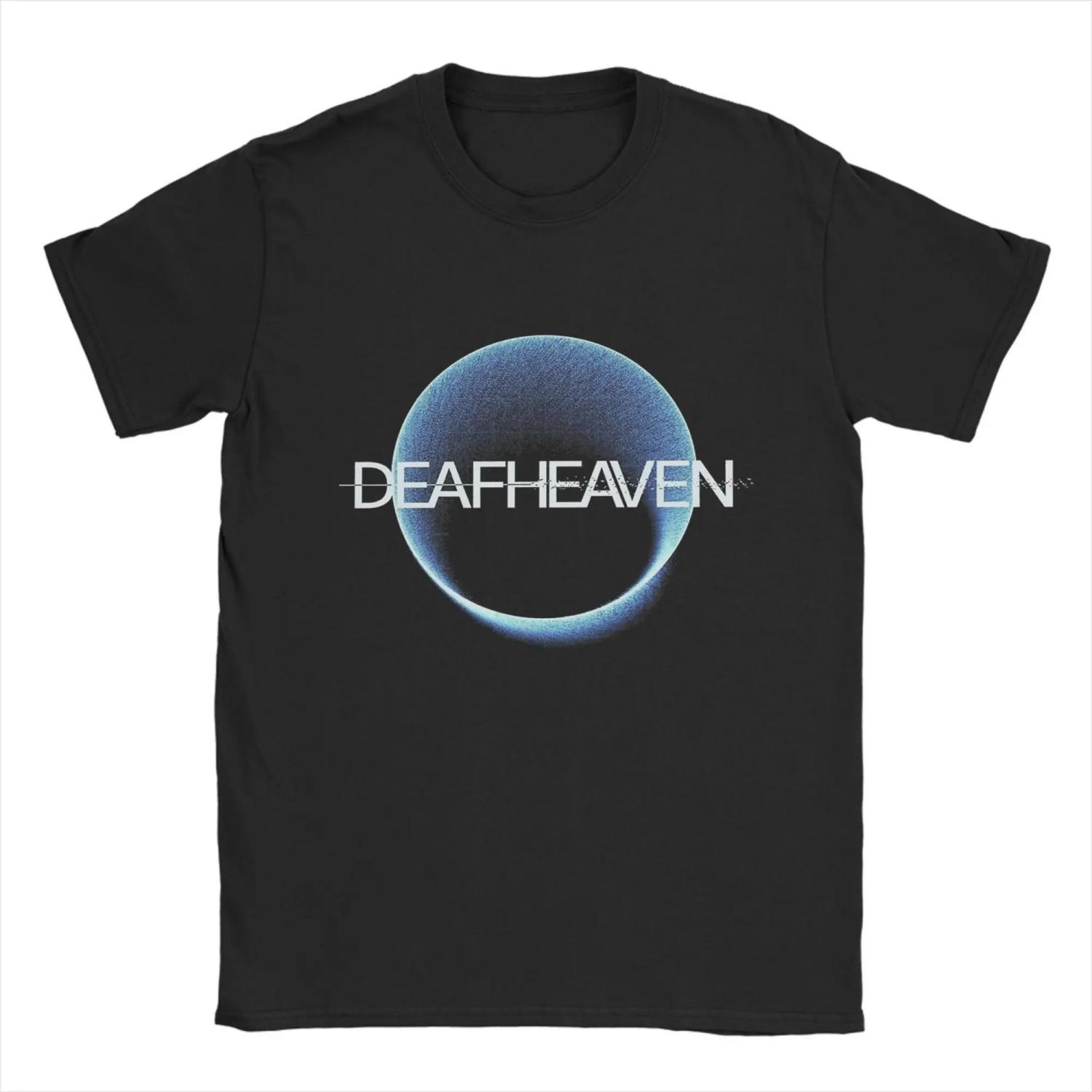 

Deafheaven Band T Shirt Beach 100% Cotton T Shirts For Men s Hippie Loose Tee Shirt Short Sleeve Streetwear Clothes S