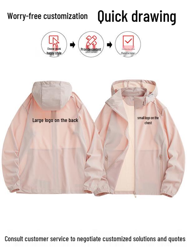 UPF50+ Sun Protection Jackets with Custom Logo - Anti-UV Sportswear for Men and Women