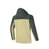 Anta Jachetă casual confortabilă cu glugă și fermoar în culori blocate, bărbătească, kaki 152446614-1