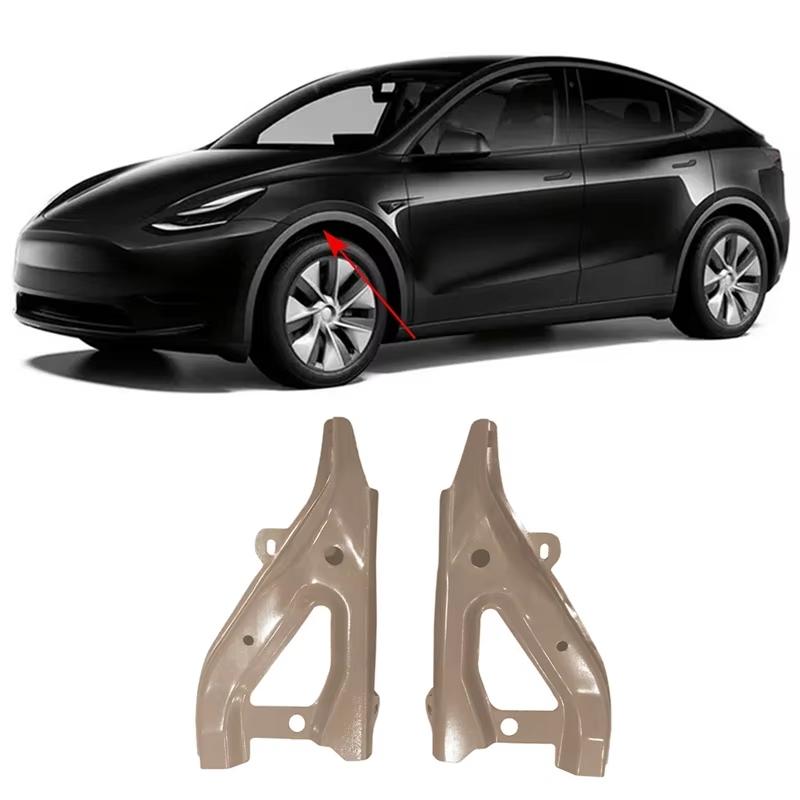 1Pair 1487695-S0-A/1487696-S0-A Car Front Fender Support Bracket Assy LH&RH For Tesla Model Y 1487695S0A 1487696S0A