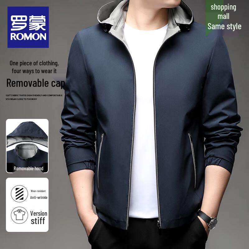 Romon Men's Spring/Autumn Tops