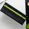 Cherry Profile 253 Keys Toxic Keycap Set Double Shot ABS Keycaps for Gateron MX Switches Mechanical Gamer Keyboard