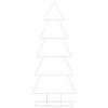 Metal Christmas Tree with Stand KUOPIO 150 cm Steel White