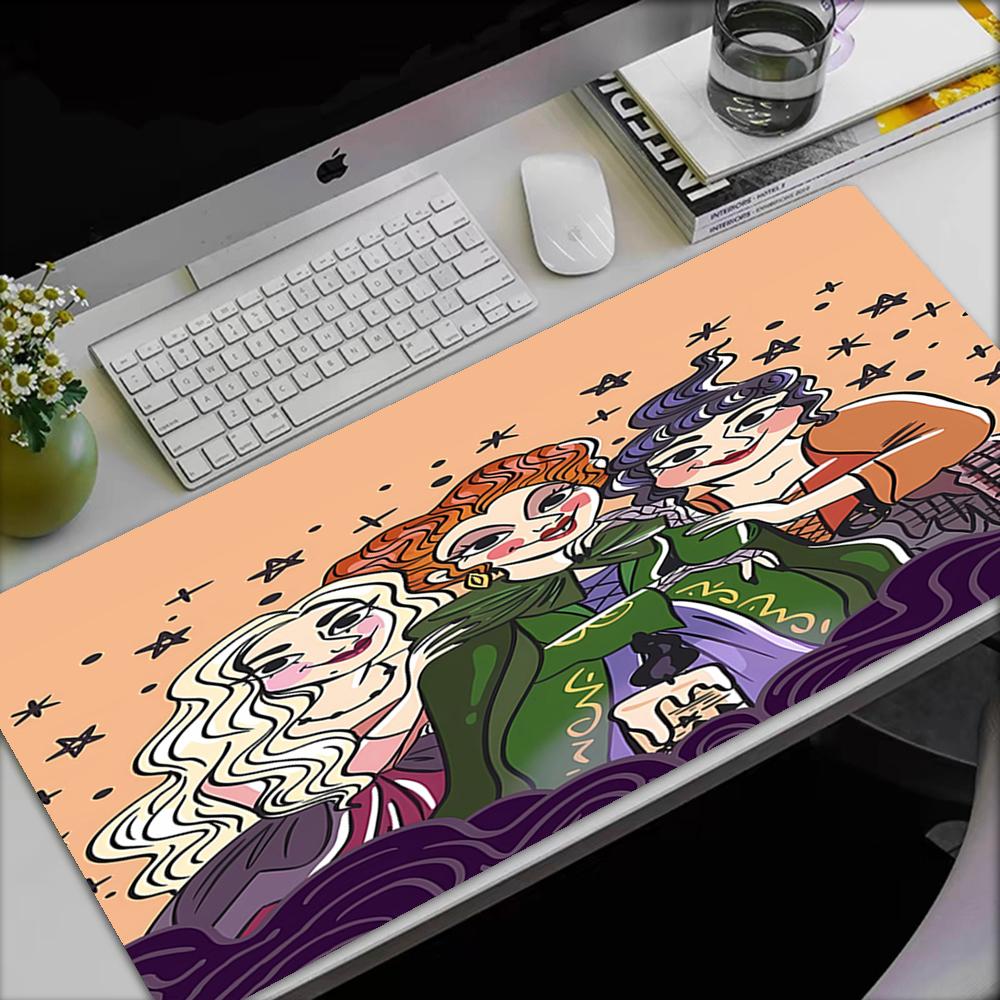 Hocus Pocus Thema Mauspads, Rutschfeste Gummiunterseite, Multifunktionales Büro- & Heimdekor, Perfekt zur Personalisierung des Arbeitsplatzes.