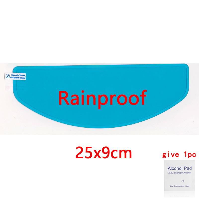 Universal Motorcycle Helme Anti-Fog Rainproof Film Fashion Nano Coating Clear Protective Patch Electric Bicycle Driving