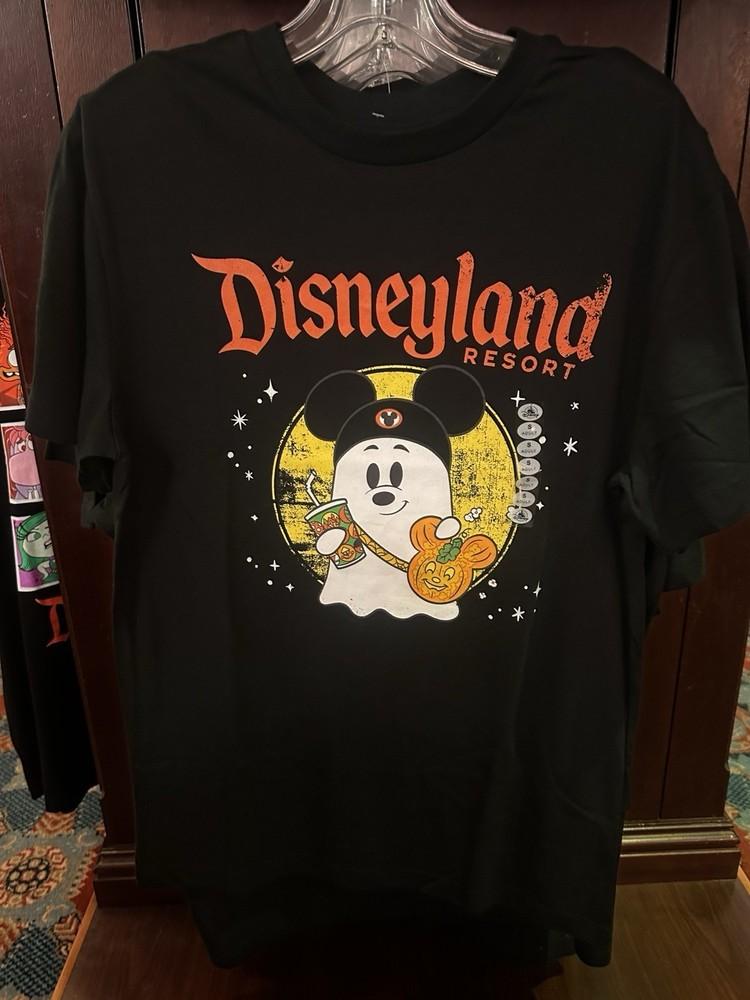 Disneyland Resort 2025 Halloween Mickey Ghost  New Unisex T-Shirt L