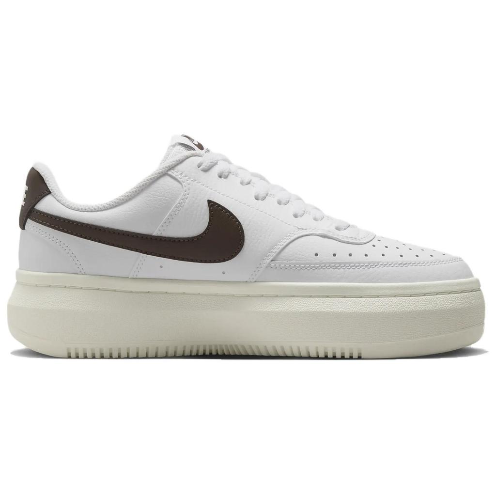 Nike Court Vision Alta White Baroque Brown Women Sneakers Sail DM0113-103