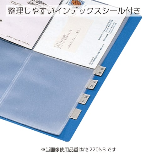 KOKUYO File Postcard Holder Fixed Type A4 50 Pockets Holds Up to 400 Cards Red Hase-230NR