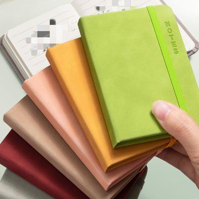 1PC Mini A7 Agenda Book PU Kožený Notebook Kapesní Poznámkový blok Seznam úkolů Diář Týdenní plánovač Kancelář Školní potřeby
