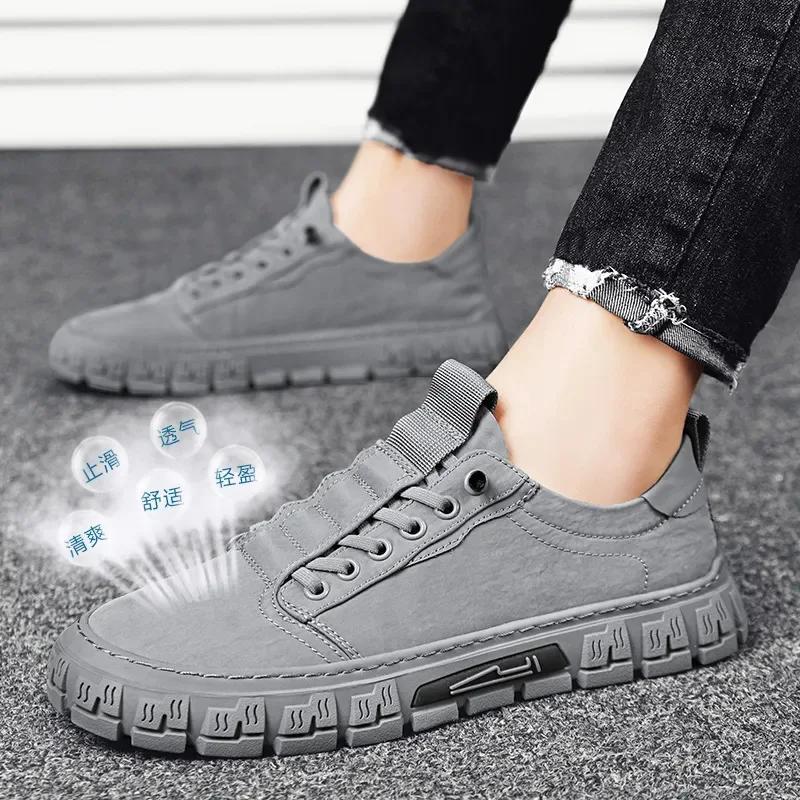 Men Sneakers Breathable Casual Lace Up Slip On Walking Flats That's Male Vulcanized Shoes Fashion Zapatillas Deporte Sneakers
