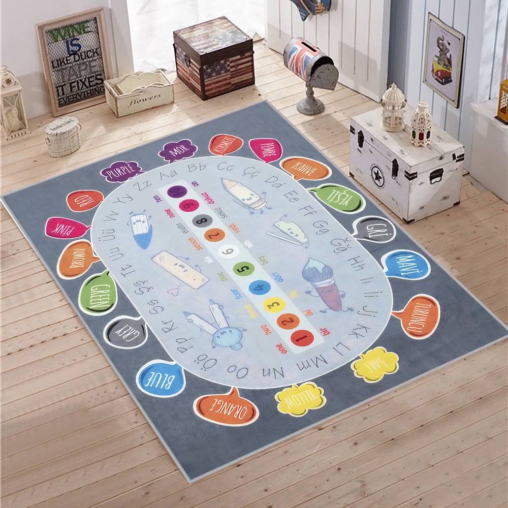 

Mosimoso Home MJ027 Детский ковер с принтом на подошве в горошек 80x150 cm