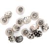 Cover Up Button Pins, 30PCS Brooch Pins for Clothes, Safety Brooch Buttons, Accidental Exposure Prevention Invisible Buttons for Women Girls Clothes