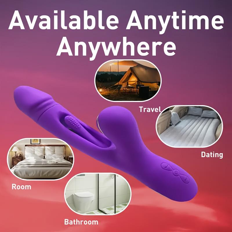 Kvinner Klitoral Slap Vibrator Dildo Vagina Klitoris Klitoral Stimulator Vibrator G-punkts Stimulator Kanin Vibrator Sexleketøy for kvinner Voksenprodukter